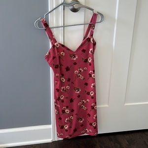 PACSUN size s silk flower dress